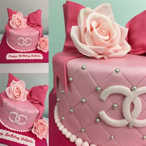 pink chanel birthday cake|chanel cakes images.